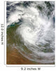 Tropical Cyclone Paul over Wall Decal Design 2