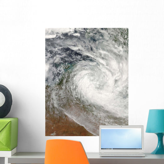 Tropical Cyclone Paul over Wall Decal Design 1