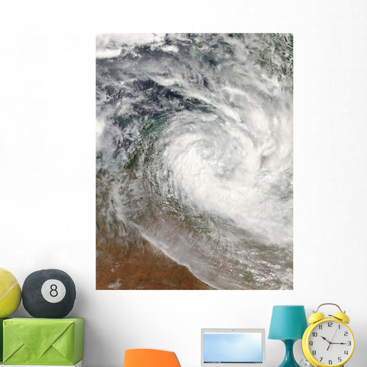 Tropical Cyclone Paul over Wall Decal Design 1