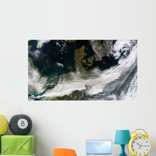 Ash Plume from Eyjafjallajokull Wall Decal Design 5