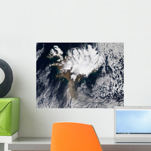 Ash Plume from Eyjafjallajokull Wall Decal Design 3