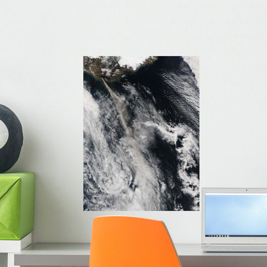 Satellite Ash Plume from Wall Decal Design 2