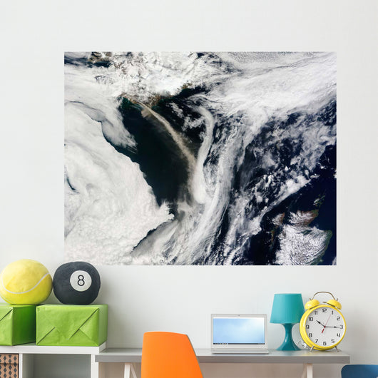 Icelanda S Eyjafjallaja Kull Wall Decal