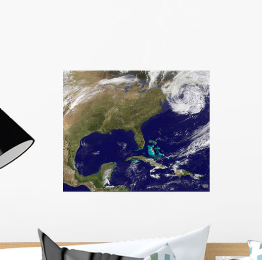 Satellite United States East Wall Decal