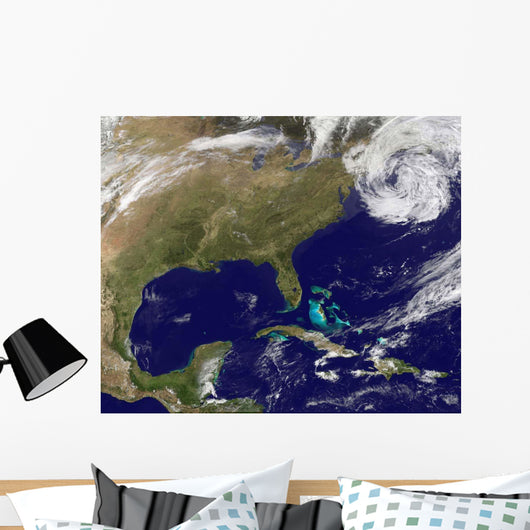 Satellite United States East Wall Decal