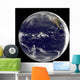 Satellite Earth Centered over Wall Decal
