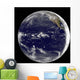 Satellite Earth Centered over Wall Decal