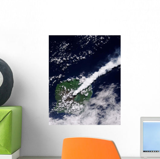 Satellite Thick Steam-rich Plume Wall Decal