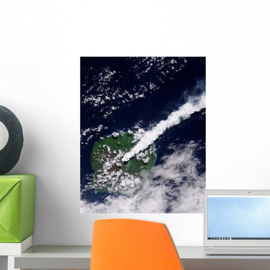 Satellite Thick Steam-rich Plume Wall Decal