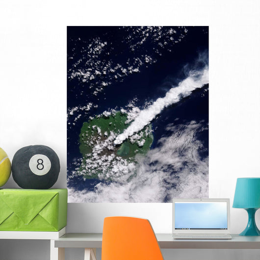 Satellite Thick Steam-rich Plume Wall Decal