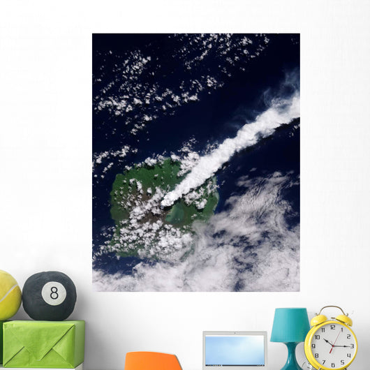 Satellite Thick Steam-rich Plume Wall Decal