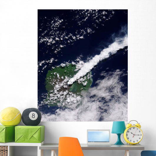 Satellite Thick Steam-rich Plume Wall Decal