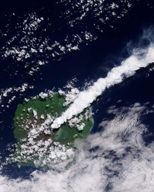 Satellite Thick Steam-rich Plume Wall Decal