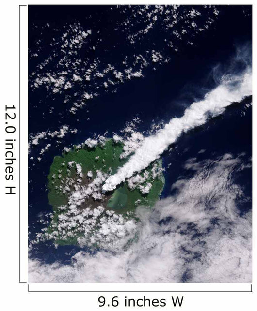 Satellite Thick Steam-rich Plume Wall Decal