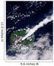 Satellite Thick Steam-rich Plume Wall Decal