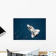 Aerial Space Shuttle Discovery Wall Decal Design 3