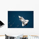 Aerial Space Shuttle Discovery Wall Decal Design 3