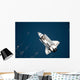 Aerial Space Shuttle Discovery Wall Decal Design 3