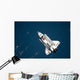 Aerial Space Shuttle Discovery Wall Decal Design 3
