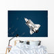 Aerial Space Shuttle Discovery Wall Decal Design 3