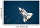Aerial Space Shuttle Discovery Wall Decal Design 3