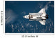 Aerial Space Shuttle Discovery Wall Decal Design 2