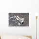 Aerial Space Shuttle Discovery Wall Decal Design 1