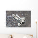 Aerial Space Shuttle Discovery Wall Decal Design 1