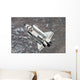 Aerial Space Shuttle Discovery Wall Decal Design 1