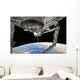Space Shuttle Discovery over Wall Decal