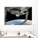 Space Shuttle Discovery over Wall Decal