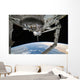 Space Shuttle Discovery over Wall Decal