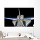 Space Shuttle Discovery Intersecting Wall Decal
