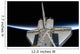 Space Shuttle Discovery Intersecting Wall Decal