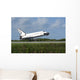 Space Shuttle Discovery Lands Wall Decal Design 4