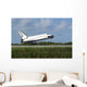 Space Shuttle Discovery Lands Wall Decal Design 4