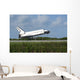 Space Shuttle Discovery Lands Wall Decal Design 4