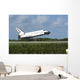 Space Shuttle Discovery Lands Wall Decal Design 4