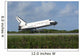 Space Shuttle Discovery Lands Wall Decal Design 4