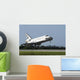 Space Shuttle Discovery Lands Wall Decal Design 3