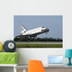 Space Shuttle Discovery Lands Wall Decal Design 3