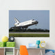 Space Shuttle Discovery Lands Wall Decal Design 3