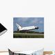 Space Shuttle Discovery Lands Wall Decal Design 2