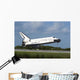 Space Shuttle Discovery Lands Wall Decal Design 2