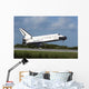 Space Shuttle Discovery Lands Wall Decal Design 2