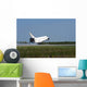 Space Shuttle Discovery Lands Wall Decal Design 1