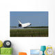 Space Shuttle Discovery Lands Wall Decal Design 1