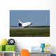 Space Shuttle Discovery Lands Wall Decal Design 1