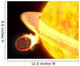 Hottest Known Planet Milky Wall Decal