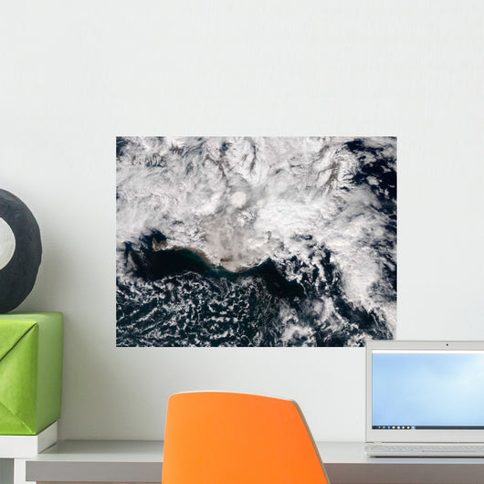 Ash Plume from Eyjafjallajokull Wall Decal Design 1